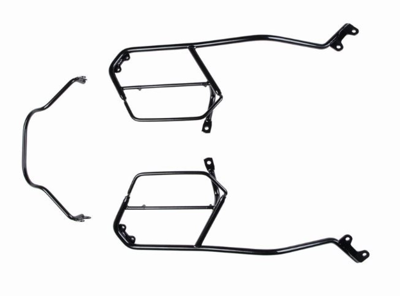 Portabolsas lateral negro para Moto Guzzi V7 850 Stone /Special /Sport (25-)