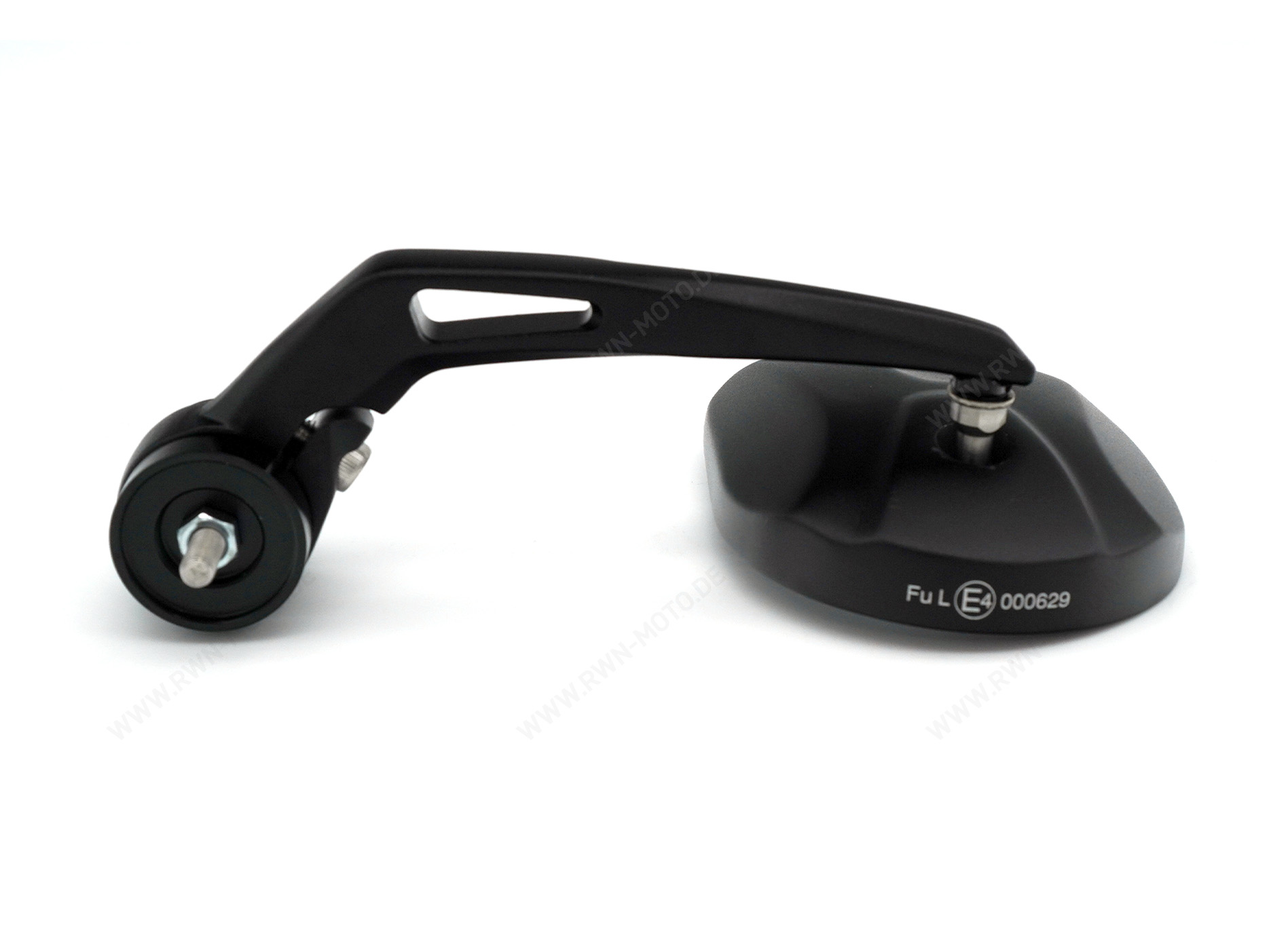Espejo final de manillar, negro para Moto Guzzi V7 850 2021-