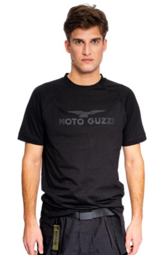 Camiseta hombre "Moto Guzzi Essential" negra