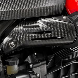 Tapa original para boquillas de inyección, carbono para Moto Guzzi MGX 21/ Audace