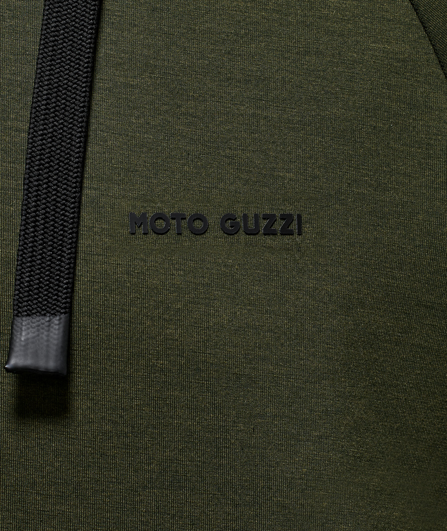 Sudadera con capucha unisex "Moto Guzzi Essential" verde