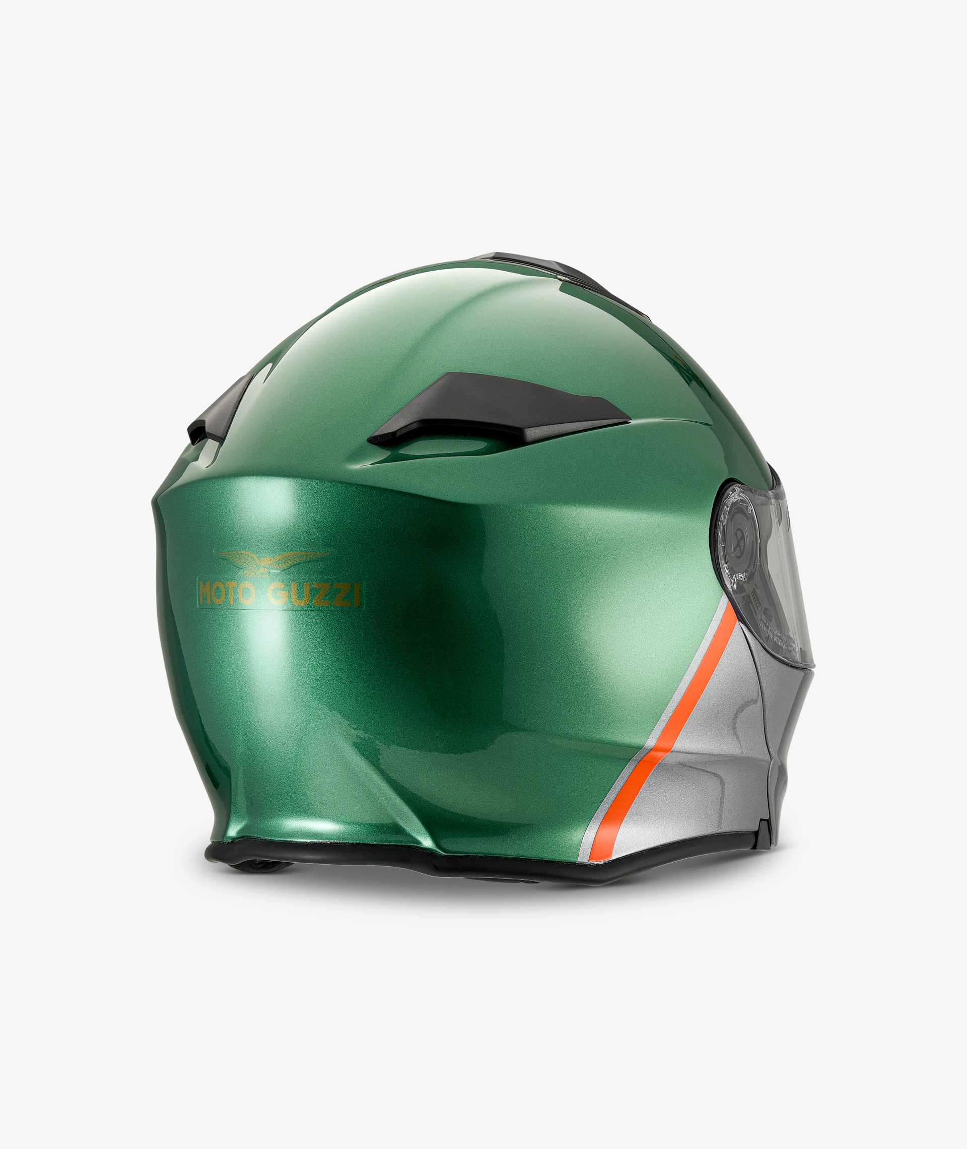 Casco Moto Guzzi "Modular BT" verde con Bluetooth