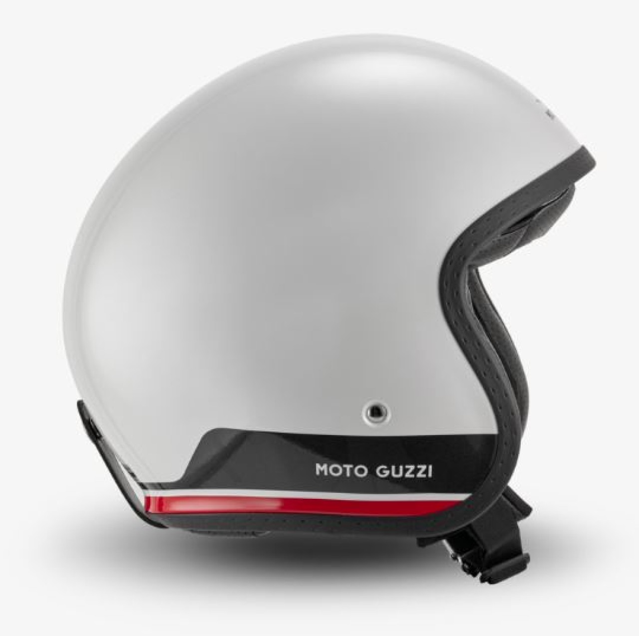 Moto Guzzi casco jet Contrail blanco