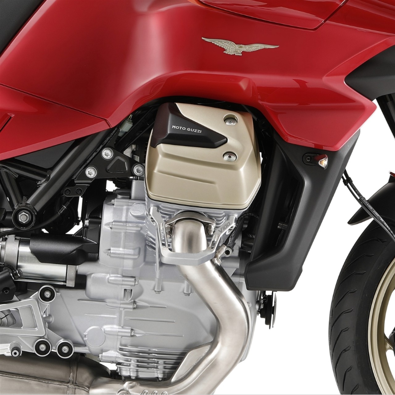 Protector de culata de aluminio para Moto Guzzi V100 Mandello / Stelvio