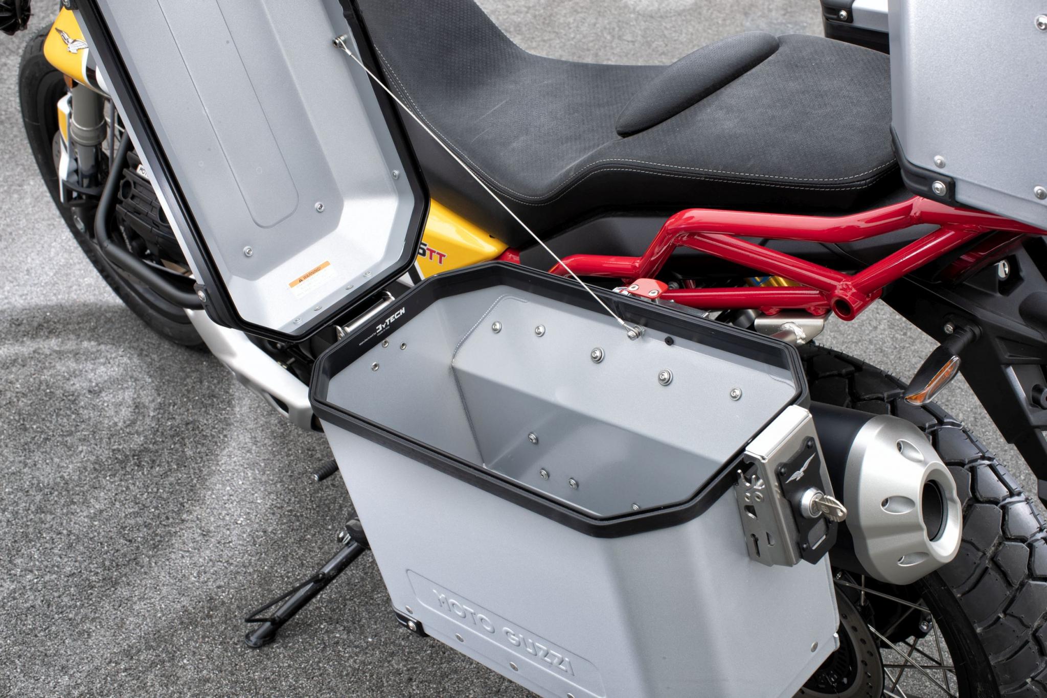 Juego de maletas originales de aluminio Moto Guzzi V85 TT