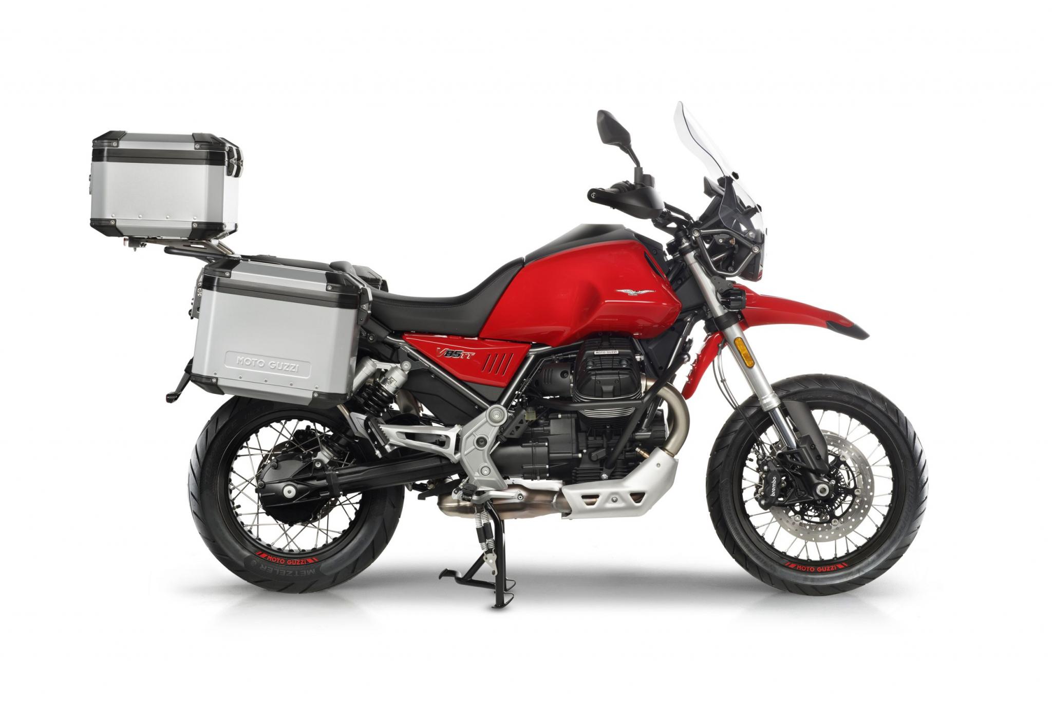 Topcase original de aluminio Moto Guzzi V85 TT