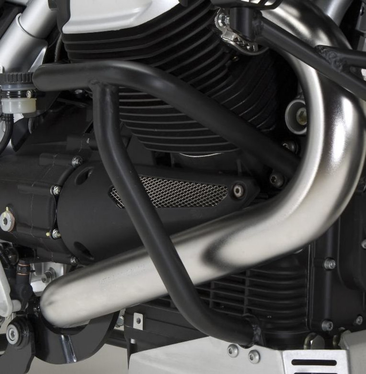 Protector de motor, negro para Stelvio 1200 original de Moto Guzzi