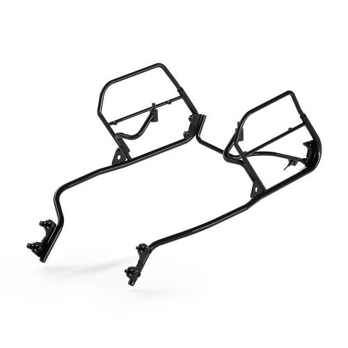 Portabolsas lateral negro para Moto Guzzi V7 850 Stone /Special /Sport (25-)