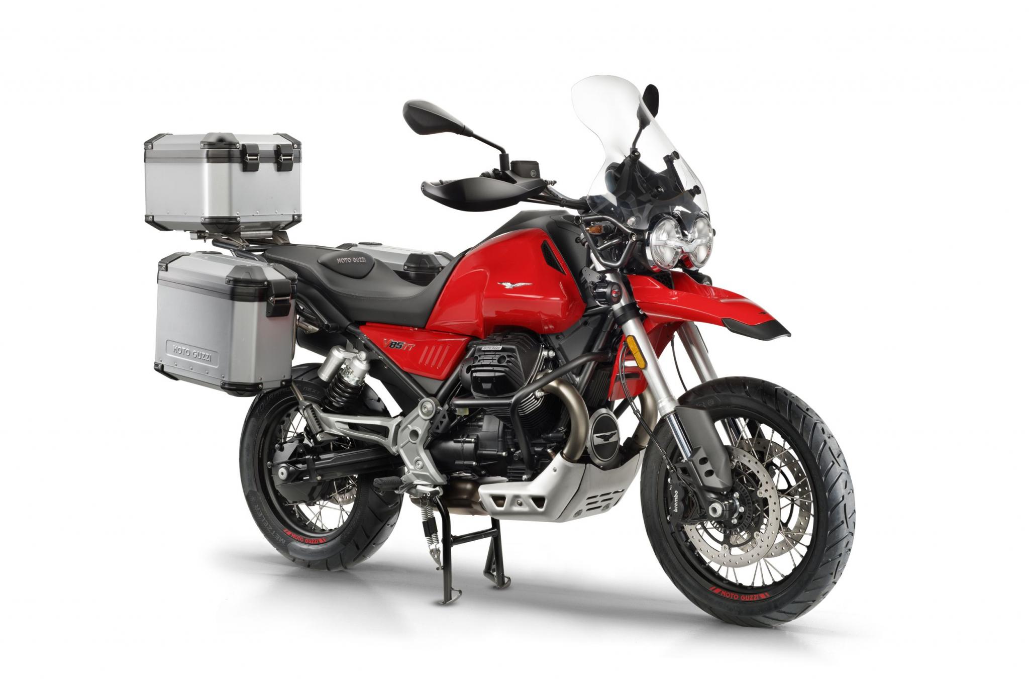 Topcase original de aluminio Moto Guzzi V85 TT