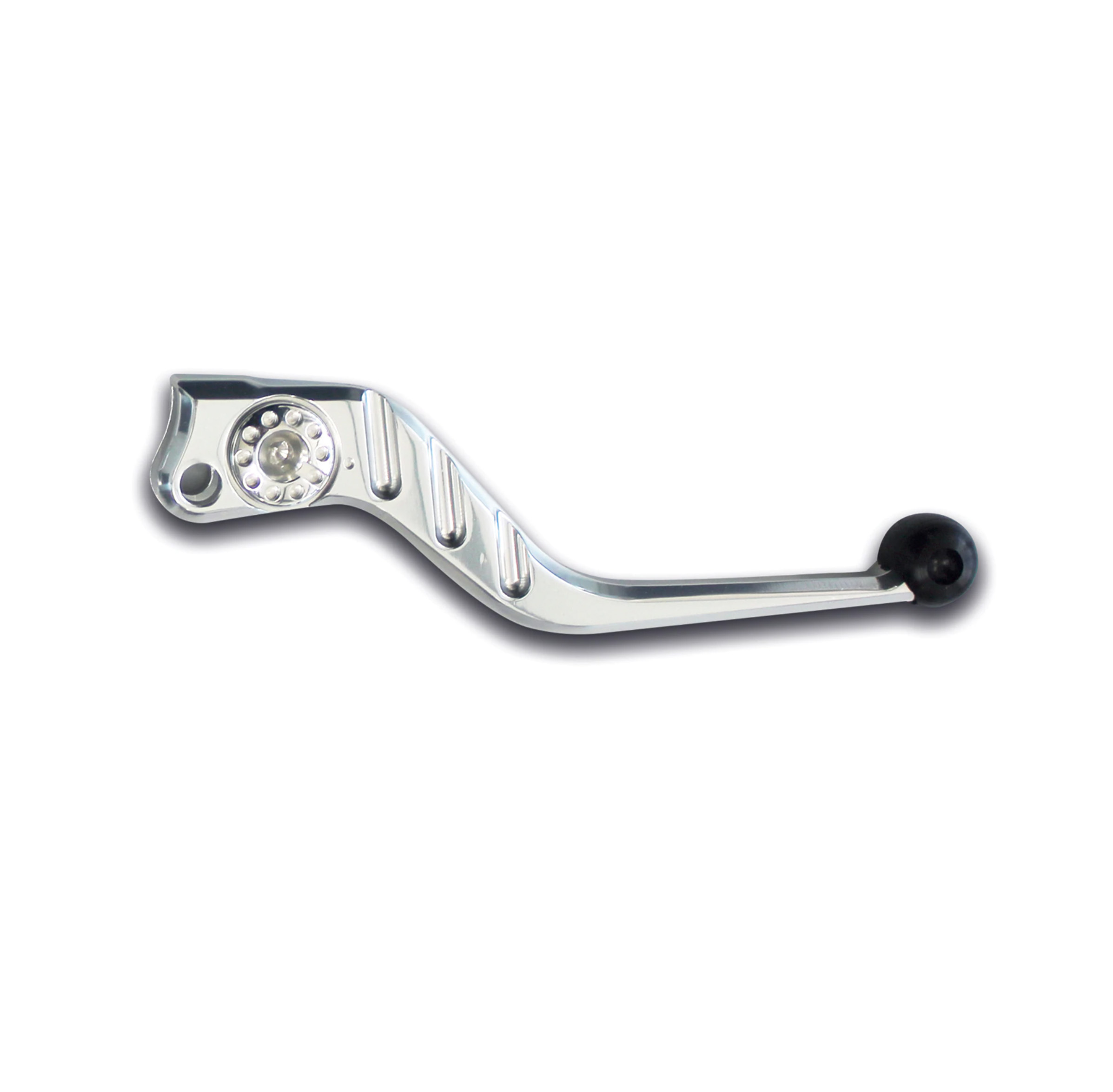 Palanca de freno original de aluminio plateada para Moto Guzzi V85 TT / California