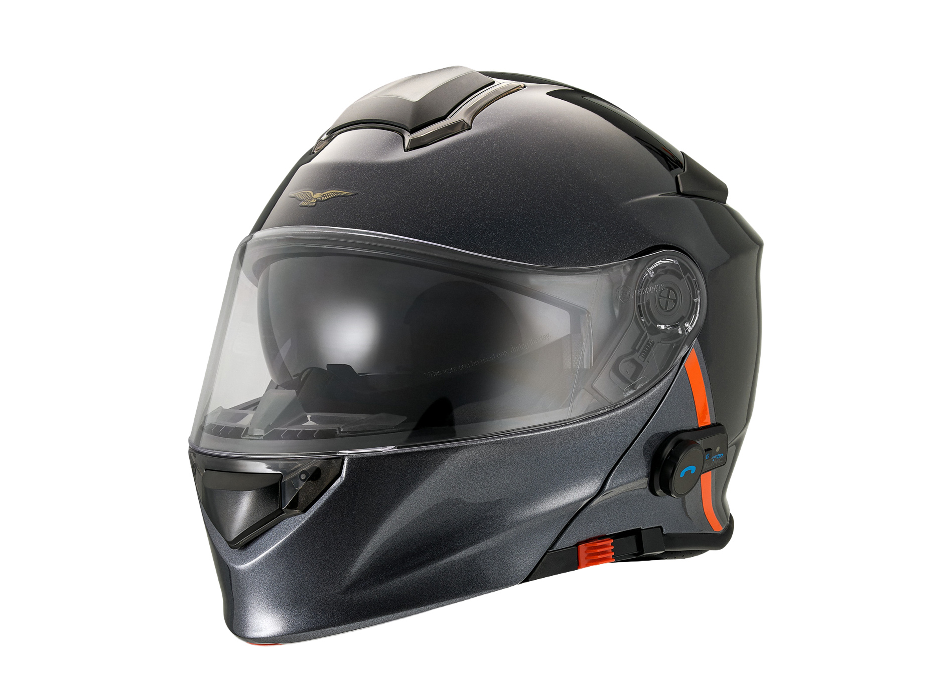 Casco Moto Guzzi "Modular BT" negro con Bluetooth