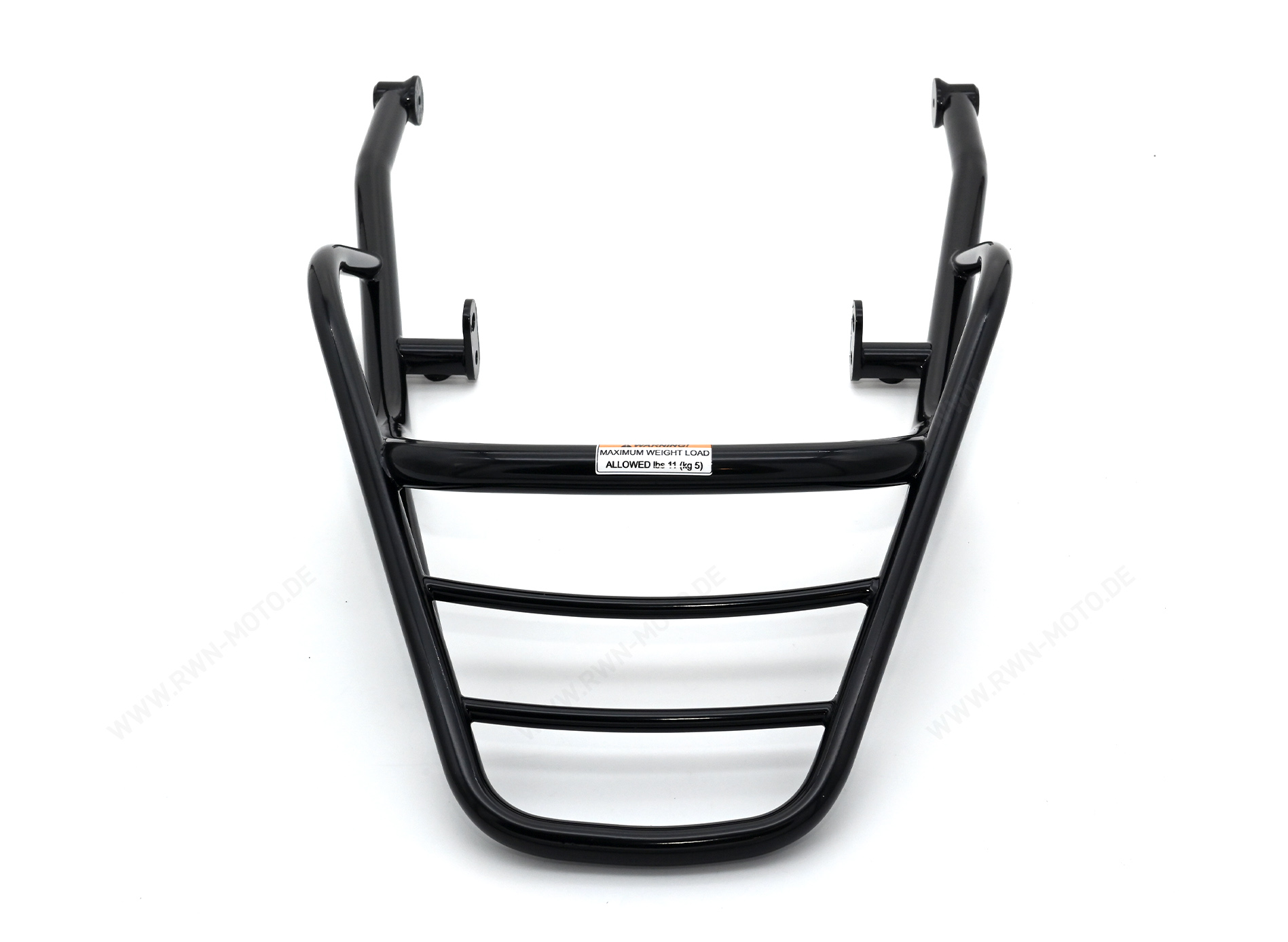 Portaequipajes, trasero, negro, rígido para Moto Guzzi V7 850 2021-
