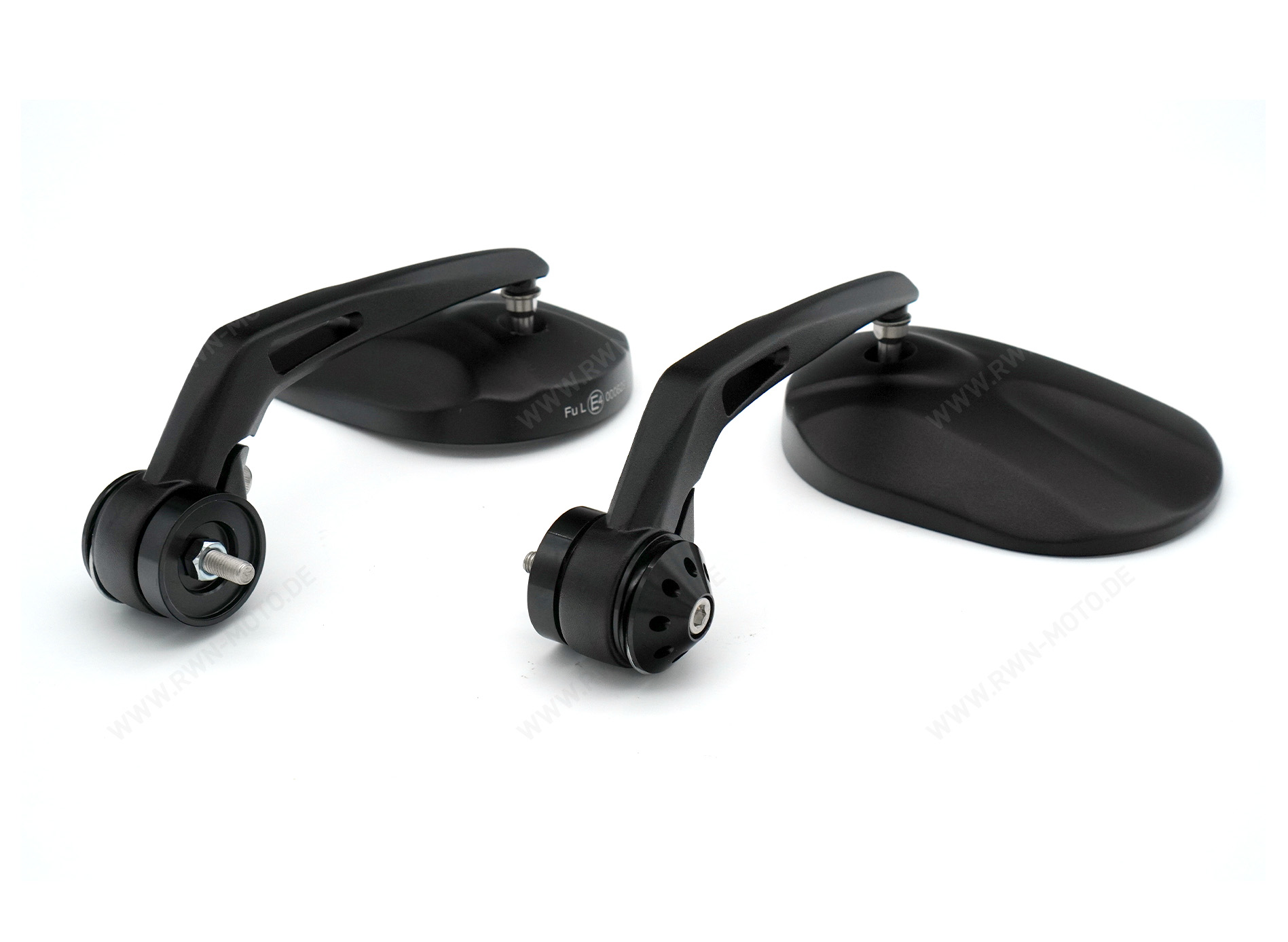 Espejo final de manillar, negro para Moto Guzzi V7 850 2021-