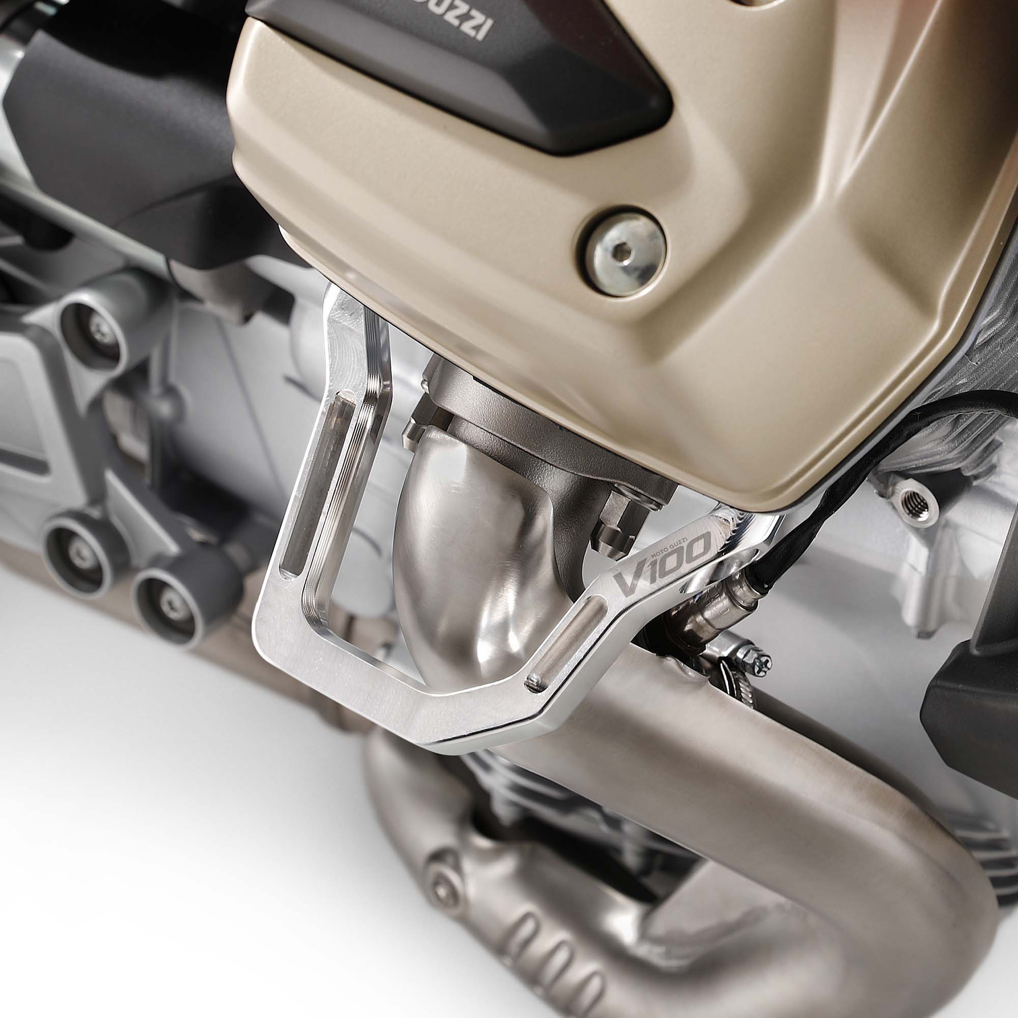 Protector de culata de aluminio para Moto Guzzi V100 Mandello / Stelvio