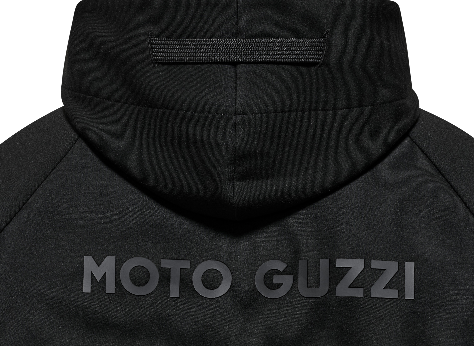 Sudadera con capucha unisex "Moto Guzzi Essential" negra