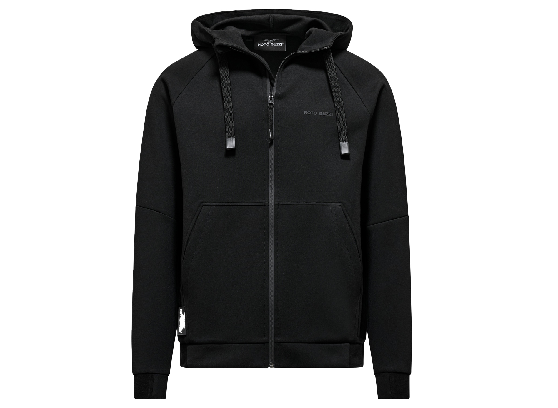 Sudadera con capucha unisex "Moto Guzzi Essential" negra