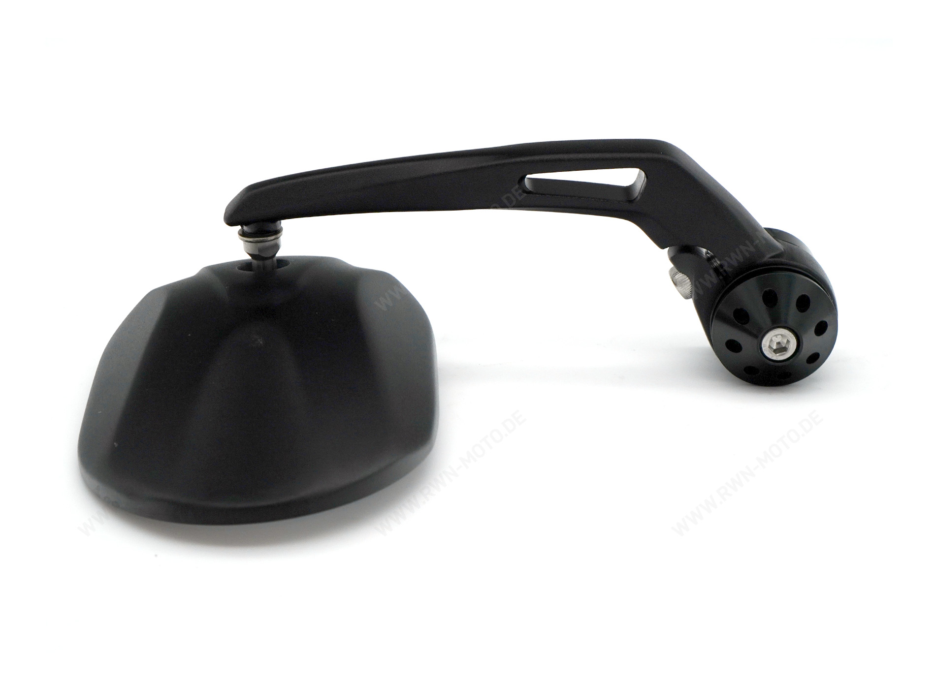Espejo final de manillar, negro para Moto Guzzi V7 850 2021-