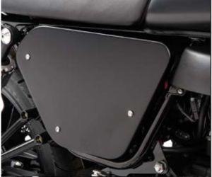 Tapas originales, aluminio, negro para Moto Guzzi V7 I+II