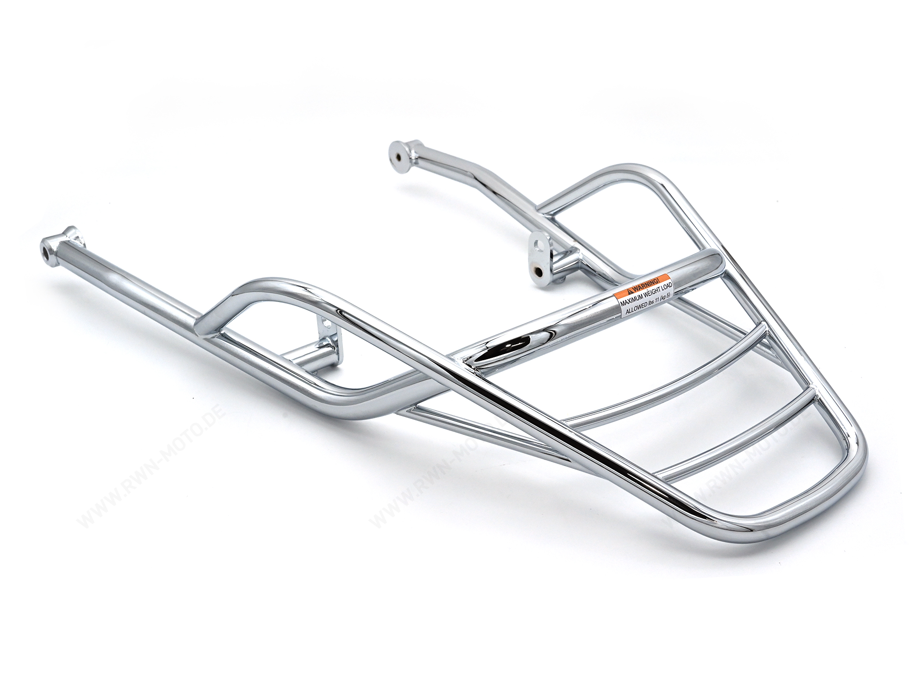 Portaequipajes trasero, cromado, rígido para Moto Guzzi V7 850 2021-
