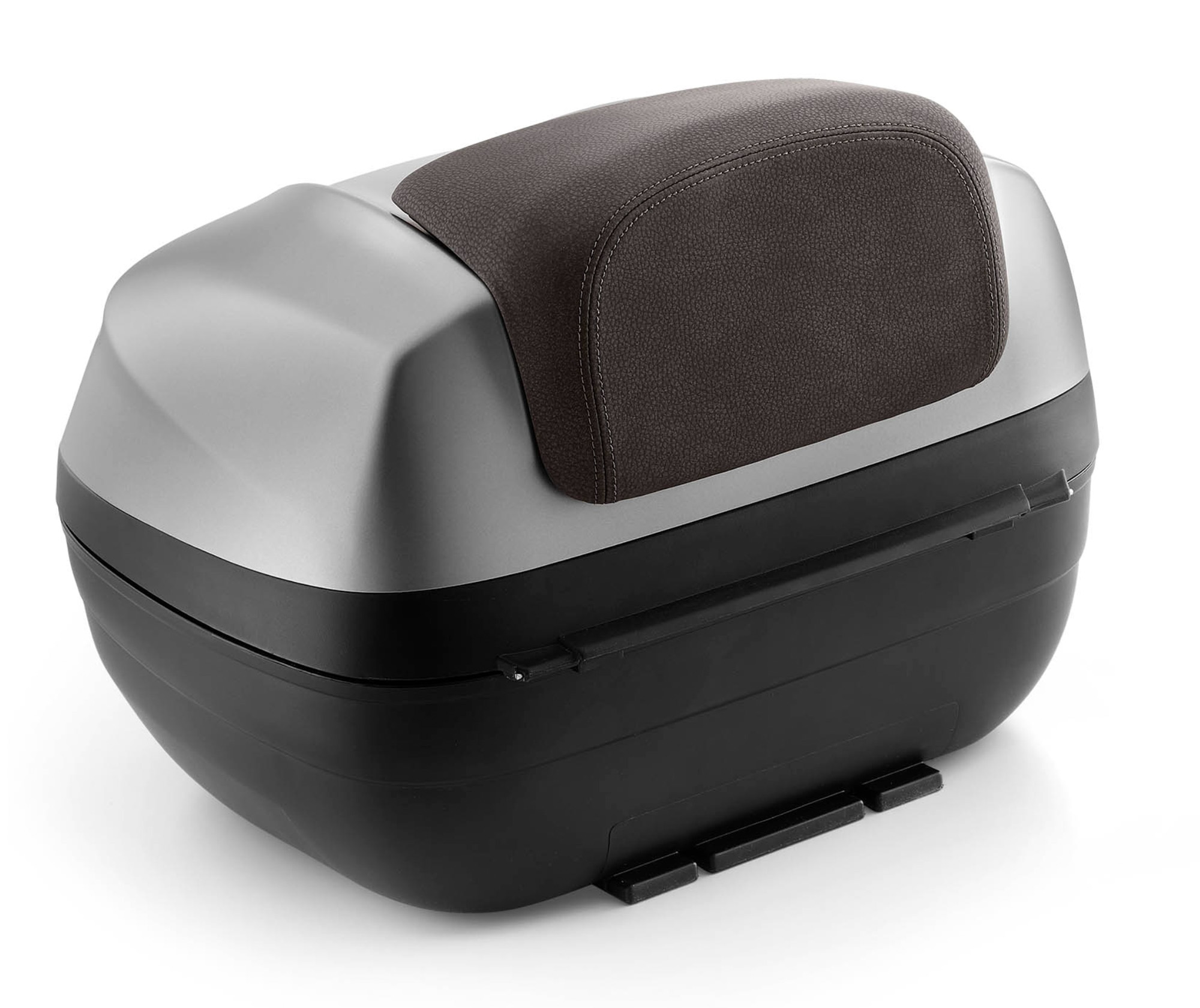 Top Case 37 l (incl. cojín trasero marrón) para Moto Guzzi V100 Mandello