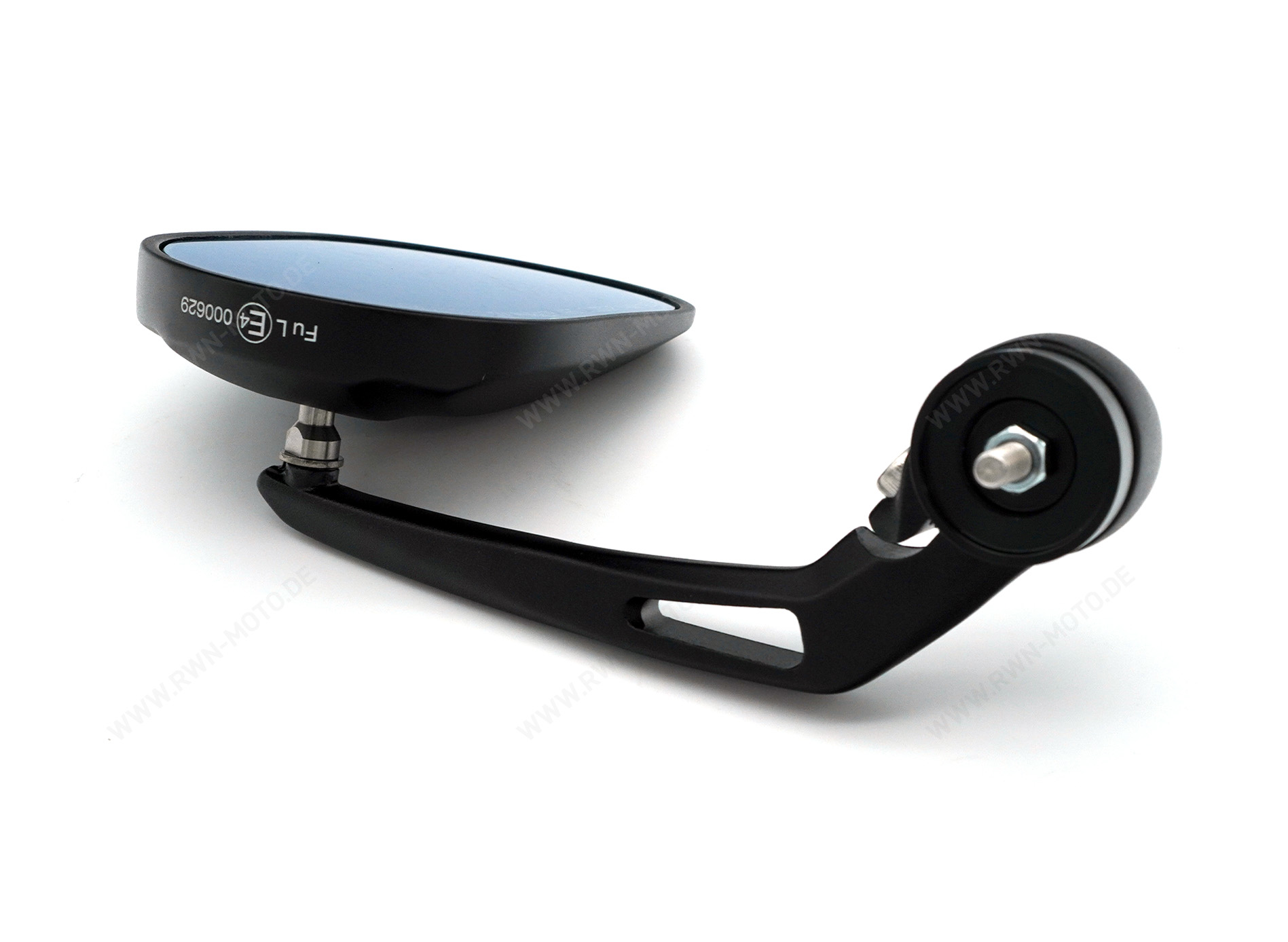Espejo final de manillar, negro para Moto Guzzi V7 850 2021-