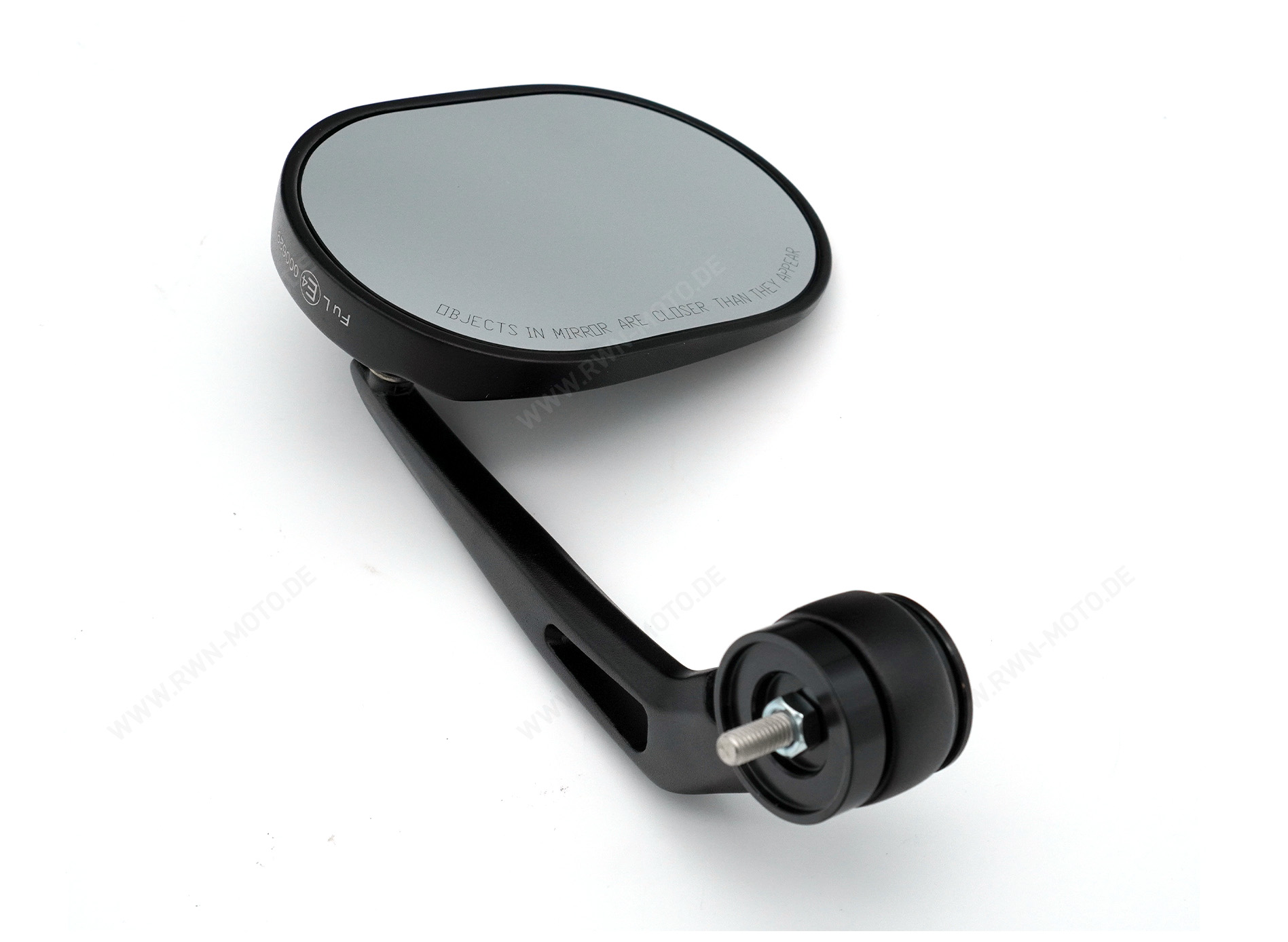 Espejo final de manillar, negro para Moto Guzzi V7 850 2021-