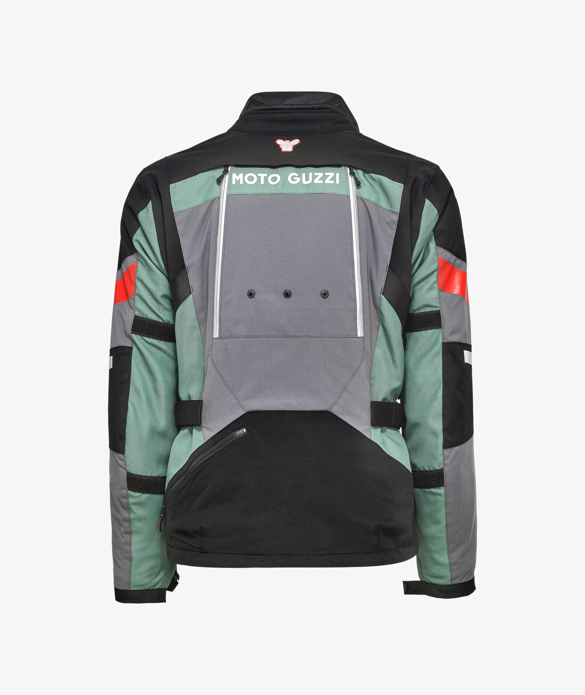 Chaqueta Moto Guzzi "Adventure Touring" verde incl. protectores
